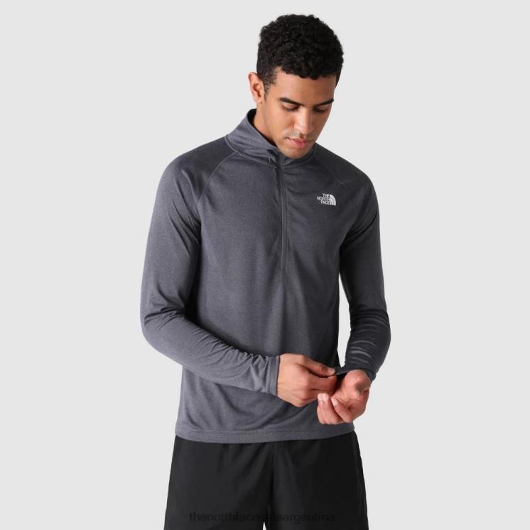 FFV042199 lapislázuli azul The North Face camiseta de manga larga con cremallera 1/4 flex ii para hombre
