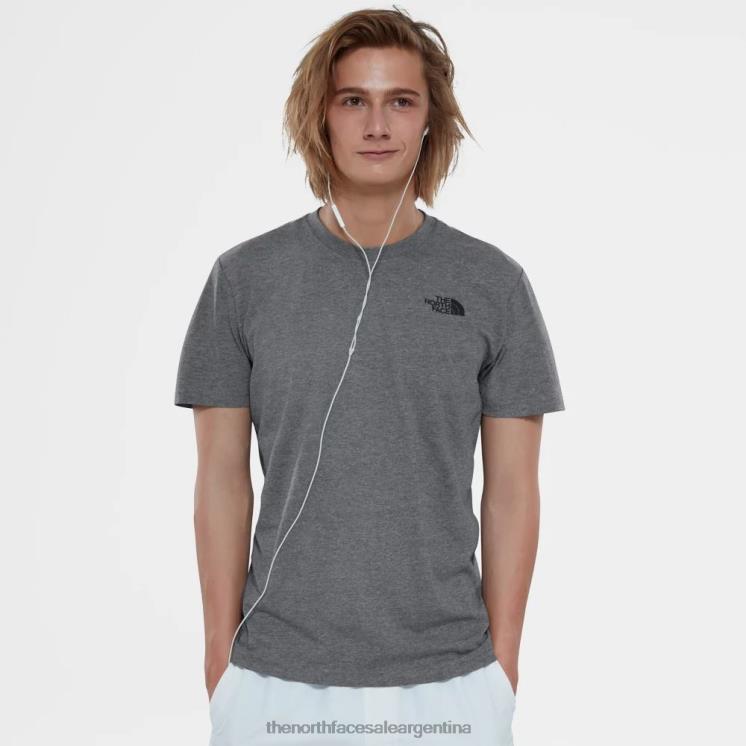 FFV0421 gris The North Face camiseta hombre redbox