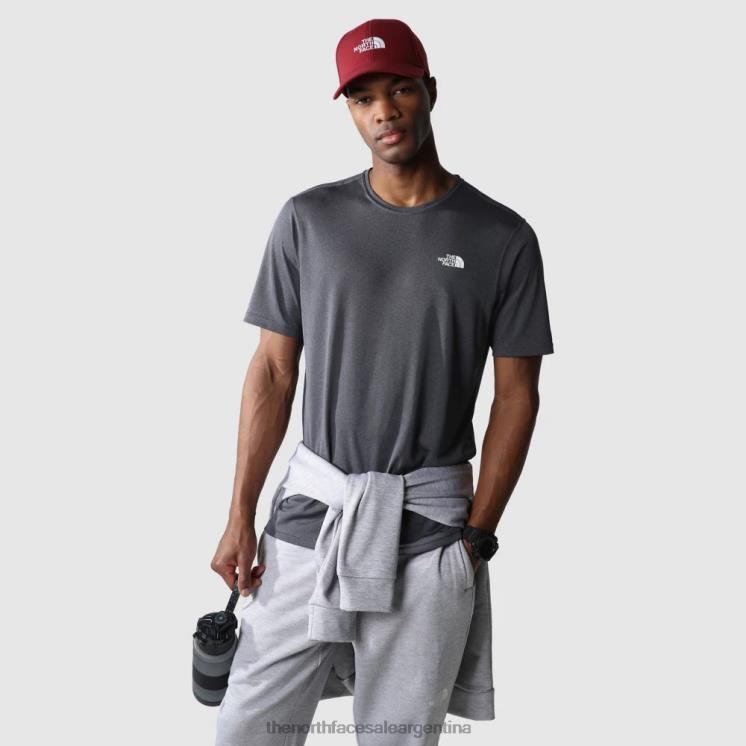 FFV042200 gris The North Face camiseta manga corta flex ii hombre