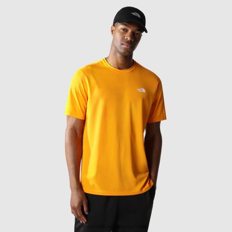 FFV042202 naranja The North Face camiseta manga corta flex ii hombre