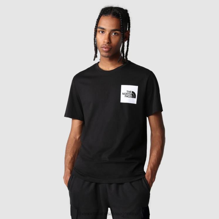 FFV042375 negro The North Face camiseta fina para hombre