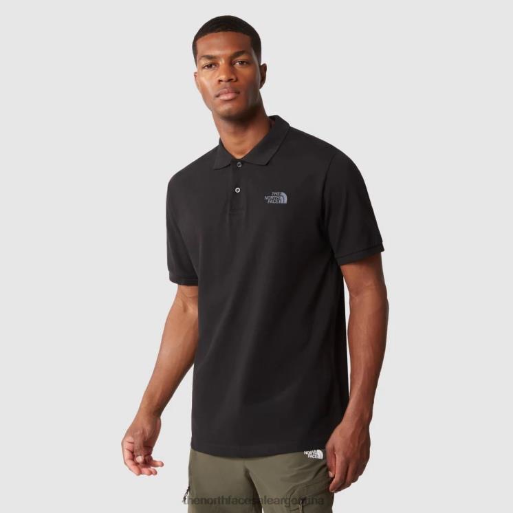 FFV042397 negro The North Face polo de piquet para hombre