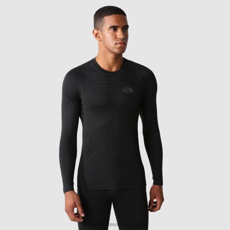 FFV04285 gris The North Face top deportivo de manga larga para hombre