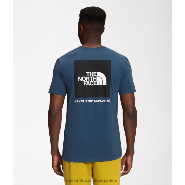 FFV043380 azul sombreado The North Face camiseta de manga corta para hombre
