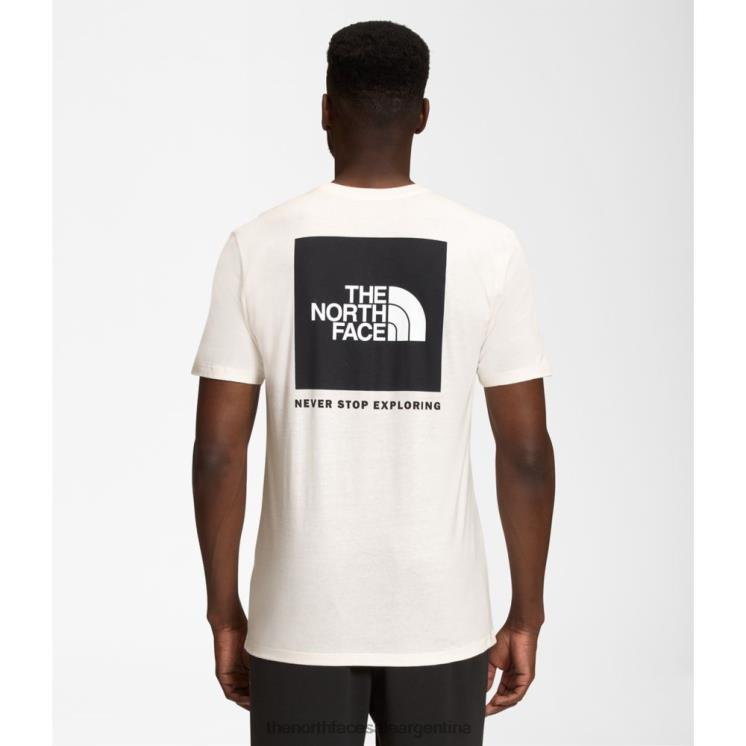 FFV043381 blanco negro The North Face camiseta blanca negra de manga corta para hombre