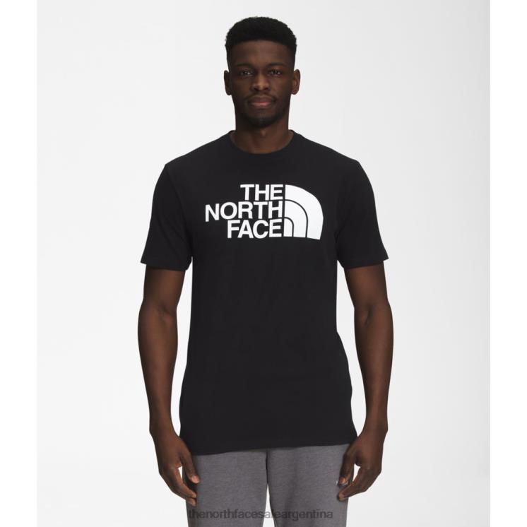 FFV043450 negro The North Face camiseta de media cúpula de manga corta para hombre