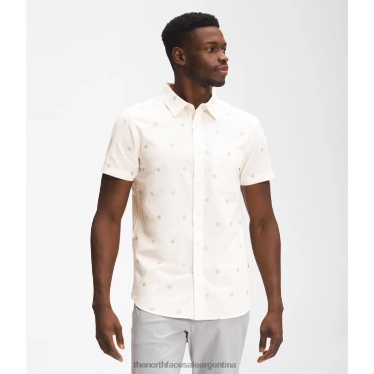 FFV043797 blanco The North Face camisa jacquard baytrail de manga corta para hombre