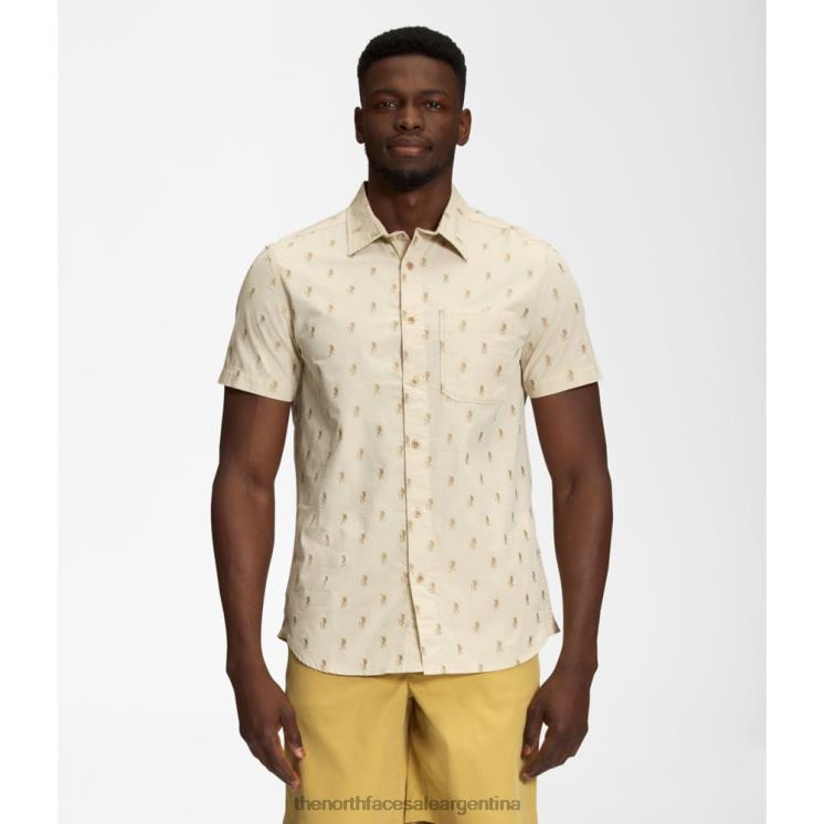 FFV043799 excursionista de grava The North Face camisa jacquard baytrail de manga corta para hombre