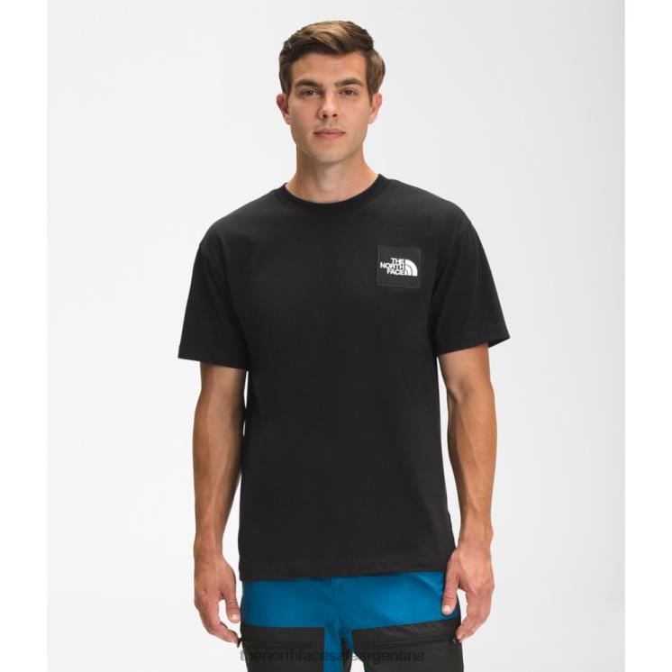 FFV044759 negro The North Face camiseta de manga corta para hombre de peso pesado