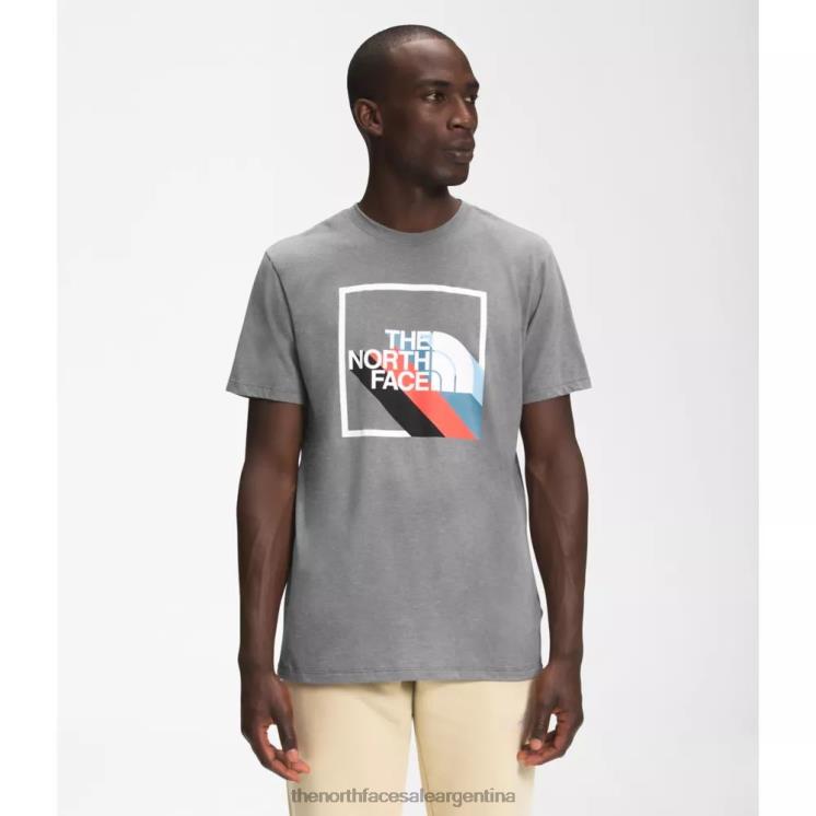 FFV045150 gris The North Face camiseta de manga corta para hombre con caja de sombra