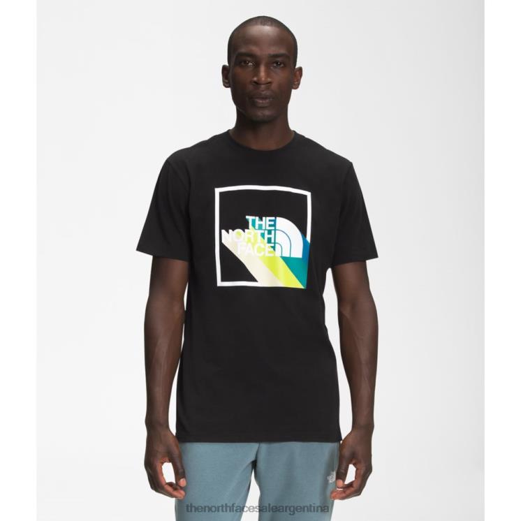 FFV045152 negro The North Face camiseta de manga corta para hombre con caja de sombra