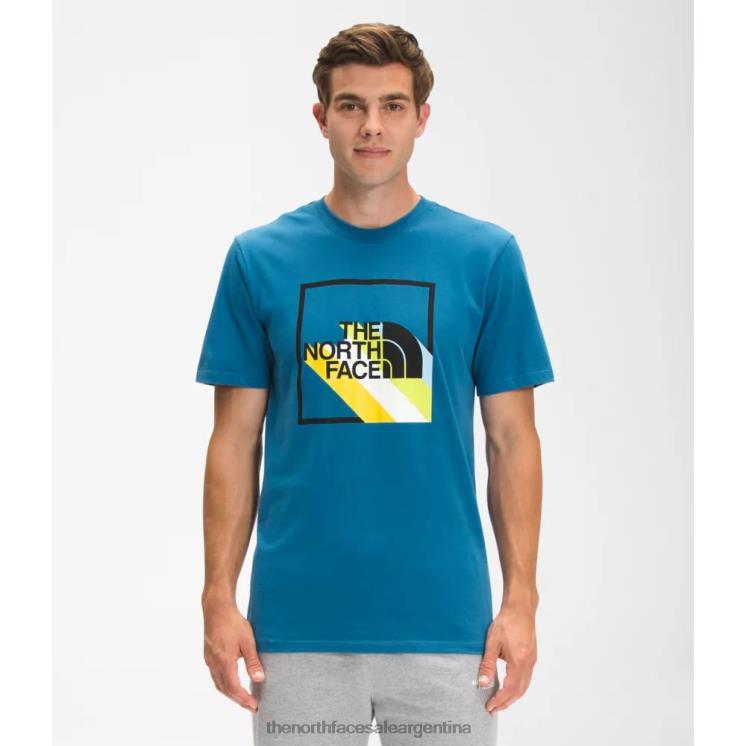 FFV045153 azul banff The North Face camiseta de manga corta para hombre con caja de sombra