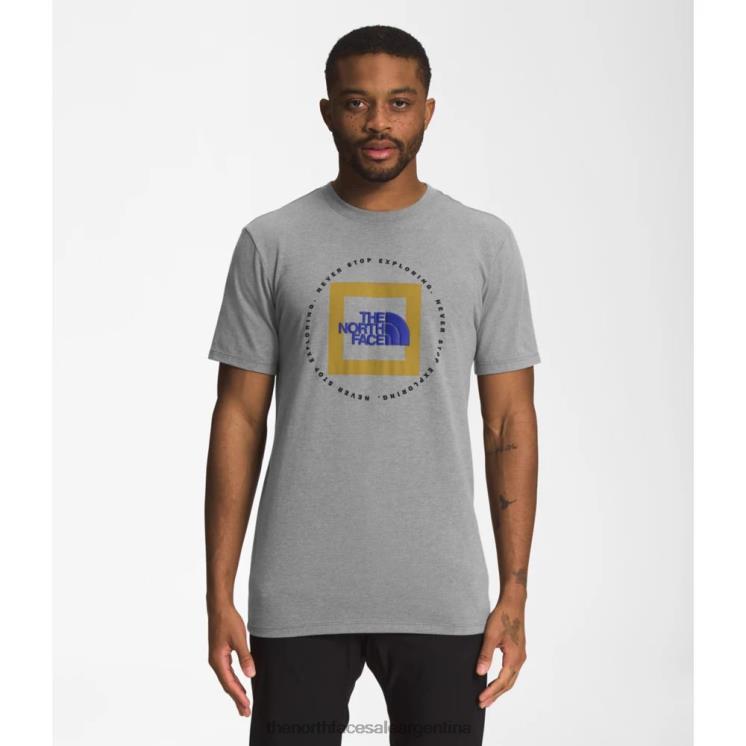 FFV045455 gris The North Face camiseta geo nse de manga corta para hombre