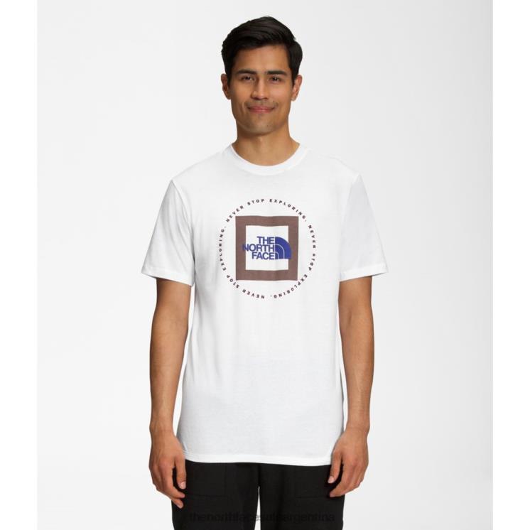 FFV045457 blanco The North Face camiseta geo nse de manga corta para hombre