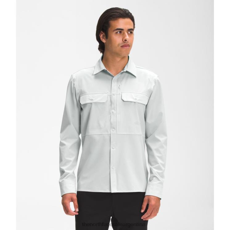 FFV045855 gris The North Face camisa de sol de manga larga sniktau para hombre