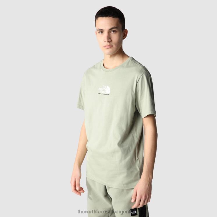 FFV04619 té verde The North Face camiseta fina equipo alpino 3 para hombre
