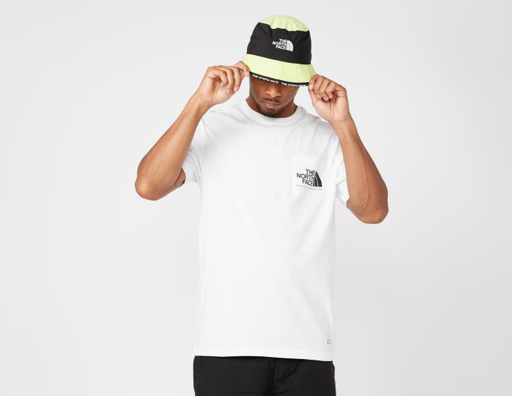 FFV046724 blanco The North Face camiseta berkeley con bolsillo