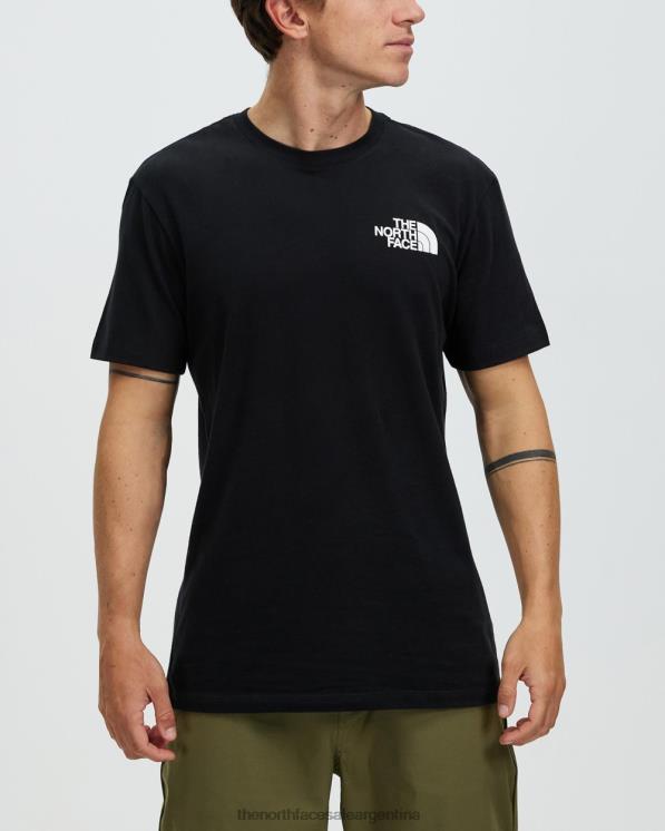 FFV046929 negro y grava The North Face camiseta de manga corta con caja nse