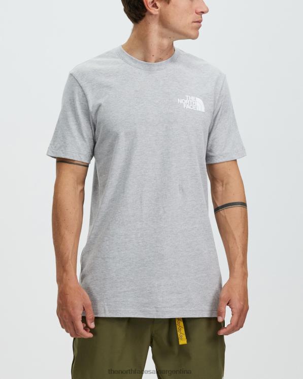 FFV046959 gris The North Face camiseta de manga corta con caja nse
