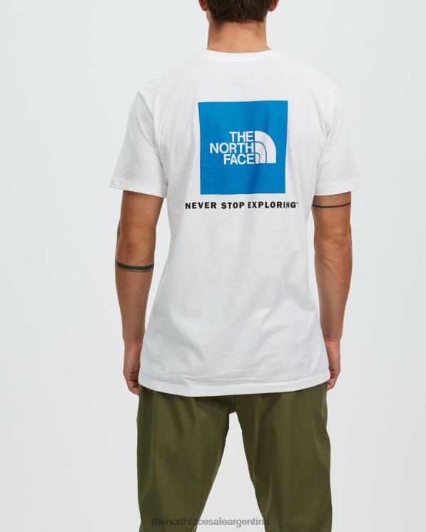 FFV047036 blanco azul The North Face camiseta de manga corta con caja nse