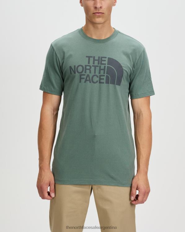FFV047170 corona verde The North Face camiseta de media cúpula ss