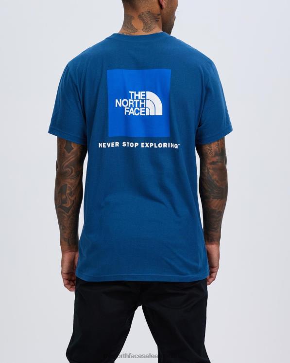 FFV047185 azul The North Face camiseta de manga corta con caja nse
