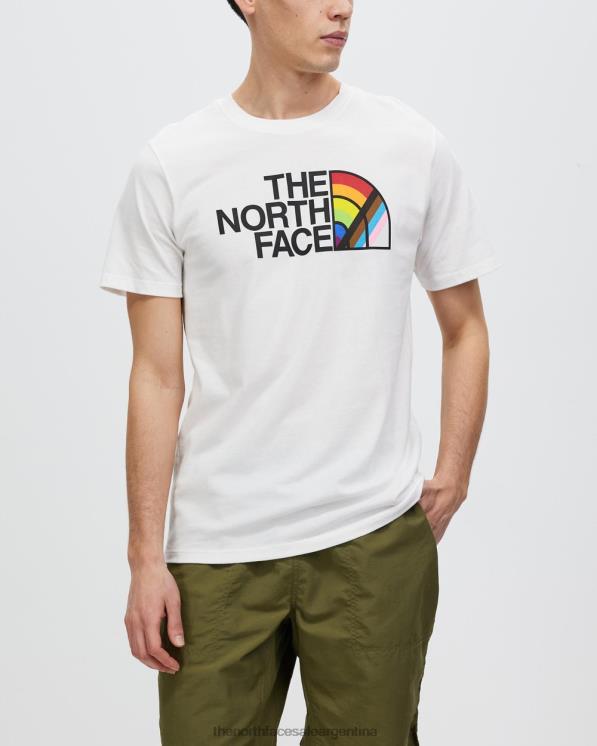 FFV047230 blanco The North Face camiseta de manga corta orgullo