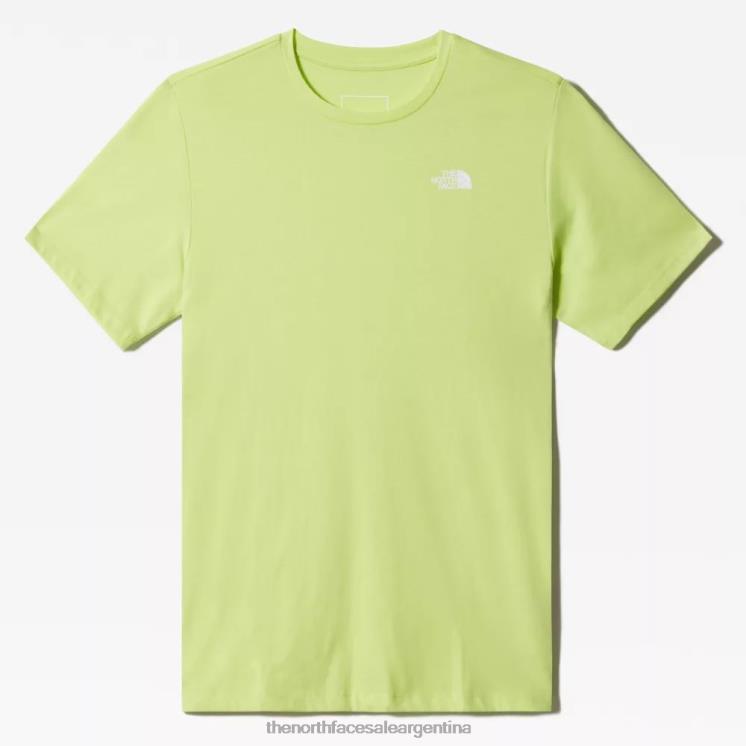 FFV04867 verde The North Face camiseta de la fundación de los hombres