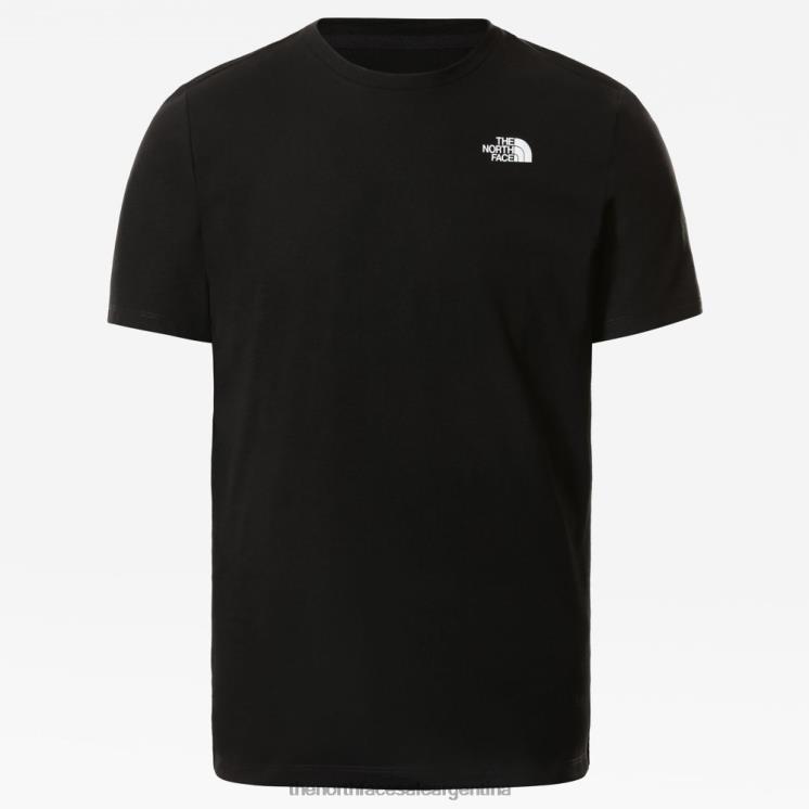 FFV04868 negro The North Face camiseta de la fundación de los hombres