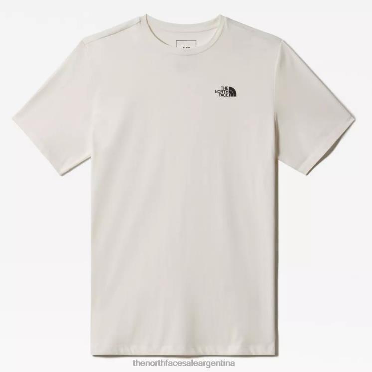 FFV04869 blanco The North Face camiseta de la fundación de los hombres