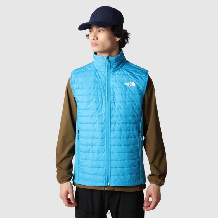 FFV041617 azul The North Face chaleco híbrido hombre canyonlands
