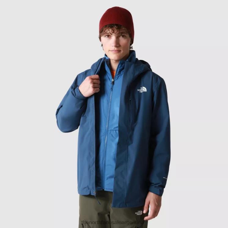 FFV041247 azul sombreado The North Face chaqueta triclimate hombre carto
