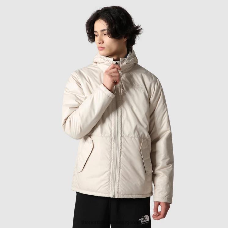FFV041615 arenisca The North Face chaqueta con capucha de color castaño para hombre