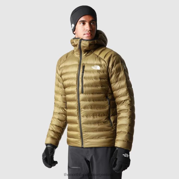 FFV041725 oliva militar The North Face chaqueta de plumas con capucha summit breithorn para hombre