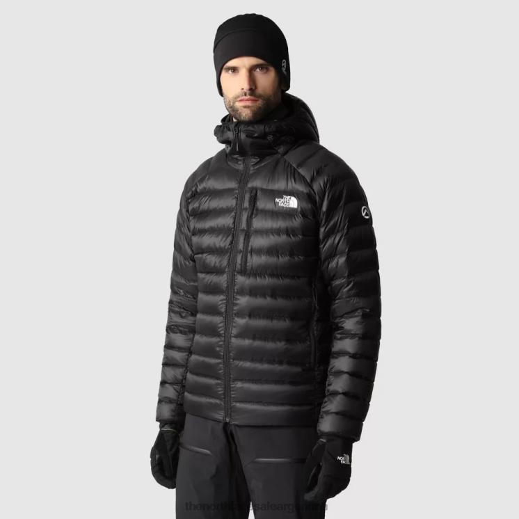 FFV041727 negro The North Face chaqueta de plumas con capucha summit breithorn para hombre