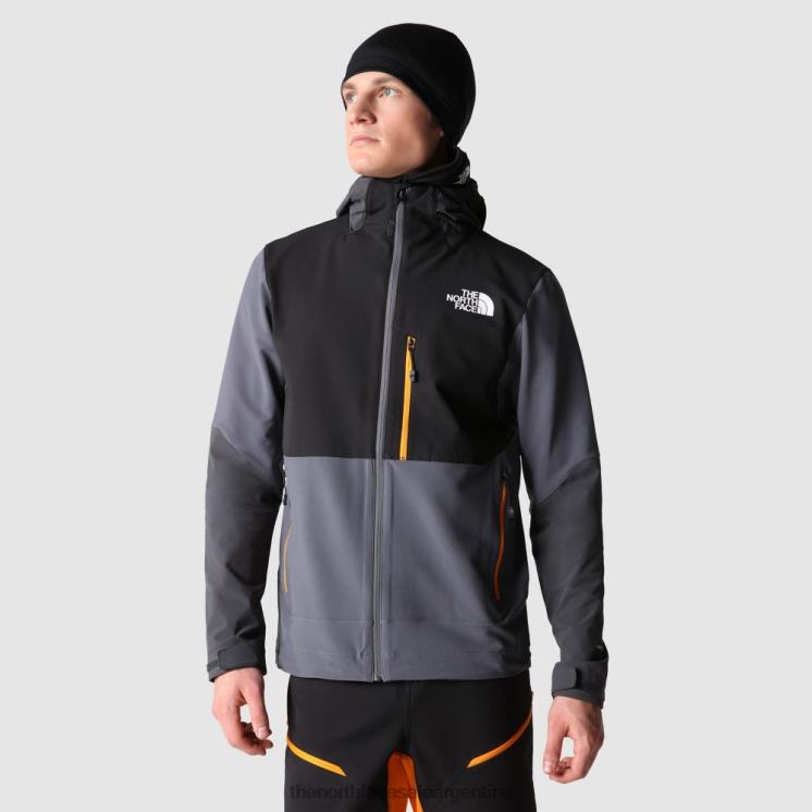 FFV042097 gris The North Face Chaqueta softshell híbrida Dawn Turn para hombre