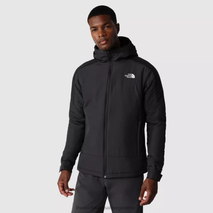 FFV042253 gris The North Face Chaqueta deportiva con aislamiento híbrido circular para exteriores para hombre