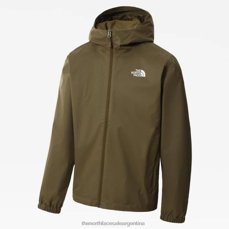FFV042337 negro oliva The North Face chaqueta con capucha de búsqueda para hombre