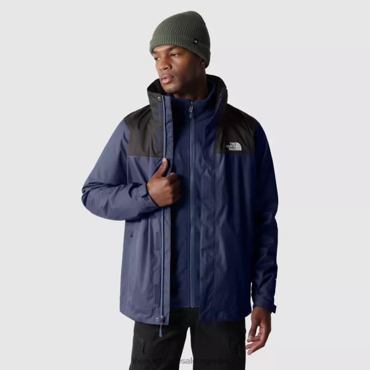 FFV042390 azul sombreado The North Face chaqueta triclimate hombre evoluciona ii