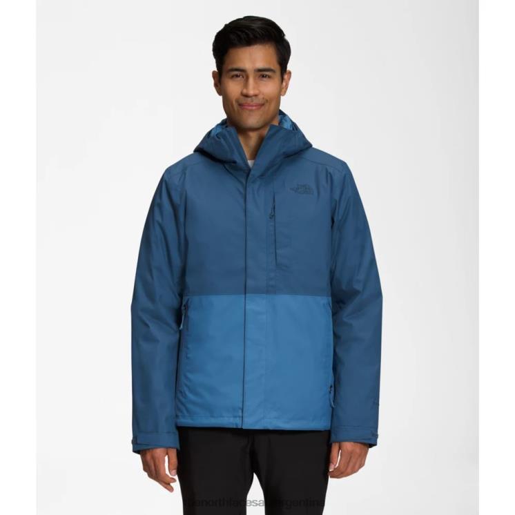 FFV043192 azul sombreado The North Face chaqueta triclimate de plumón altier para hombre