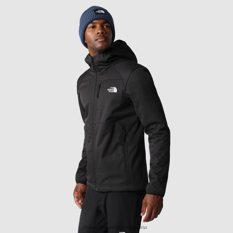 FFV04321 negro The North Face chaqueta softshell con capucha para hombre