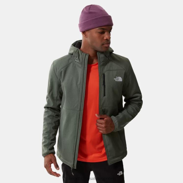 FFV04323 tomillo brezo The North Face chaqueta softshell con capucha para hombre