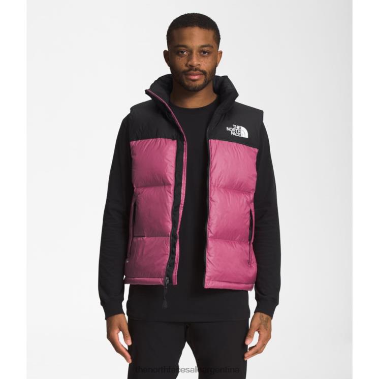 FFV043251 rojo violáceo The North Face chaleco nuptse retro hombre 1996