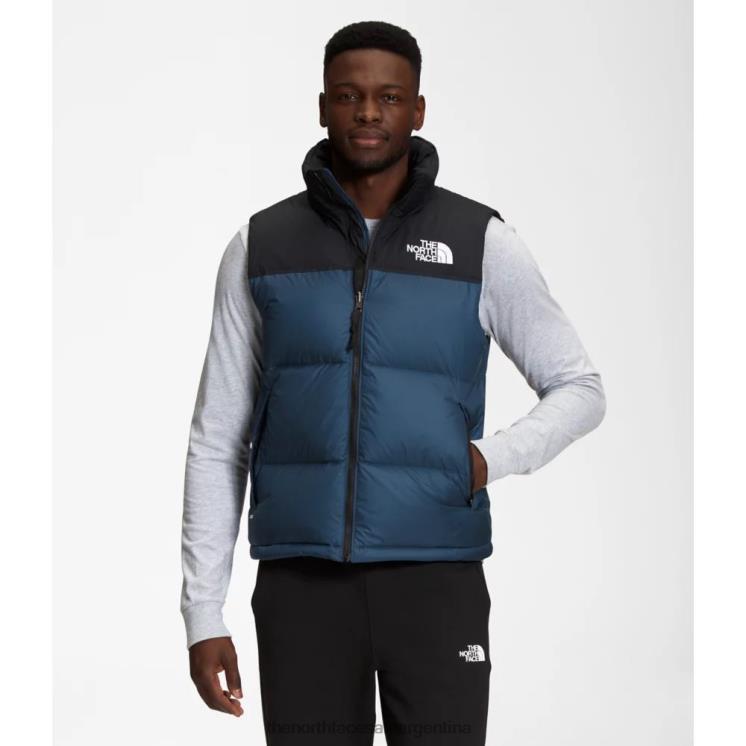 FFV043252 azul sombreado The North Face chaleco nuptse retro hombre 1996