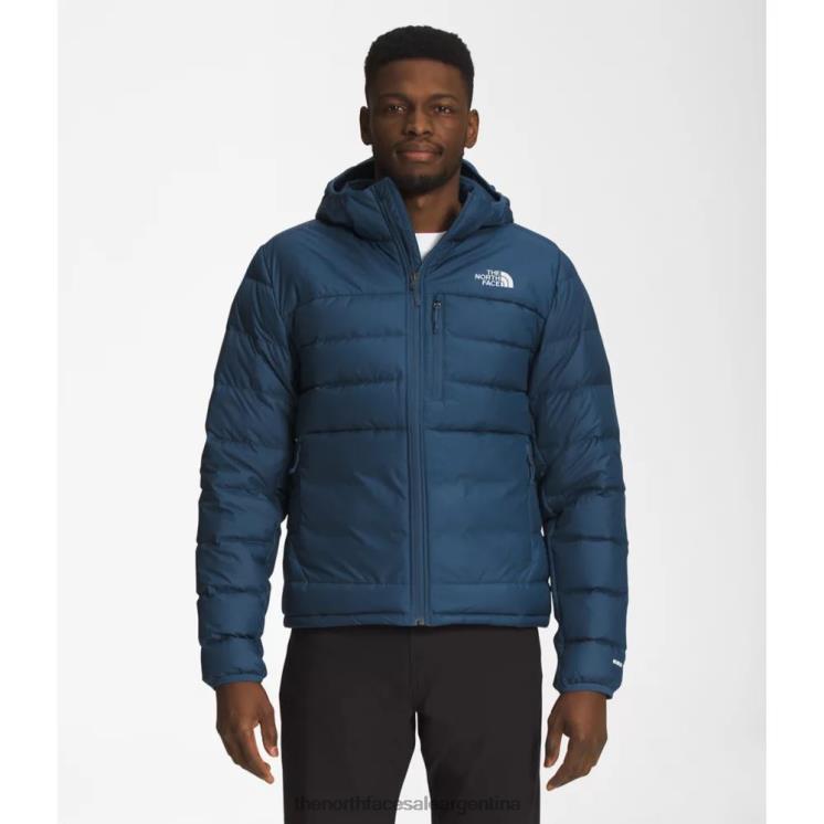 FFV043549 azul sombreado The North Face sudadera con capucha aconcagua 2 hombre