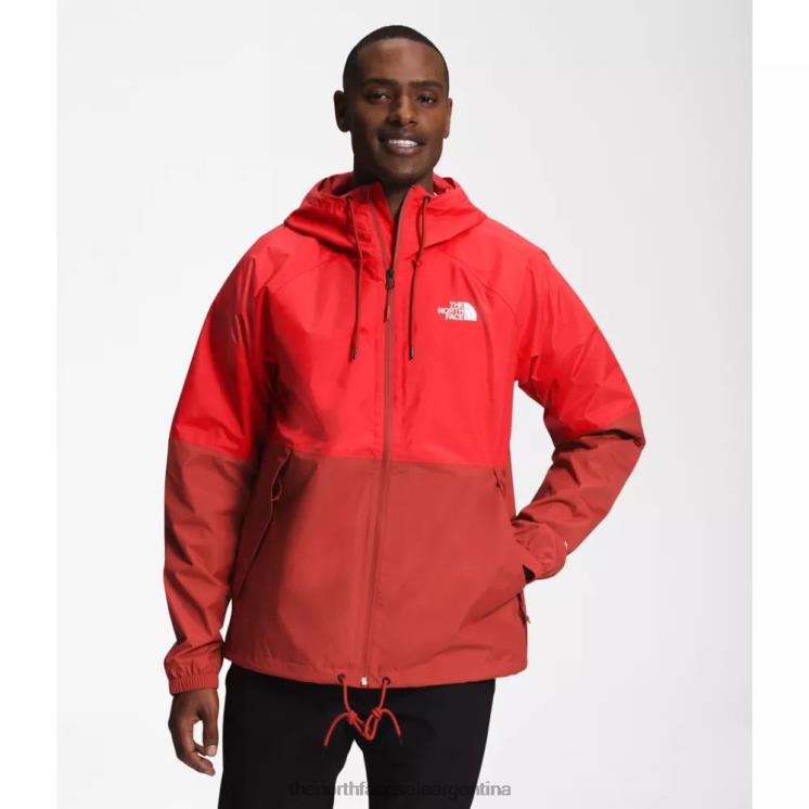 FFV044831 horizonte rojo The North Face sudadera anora lluvia hombre