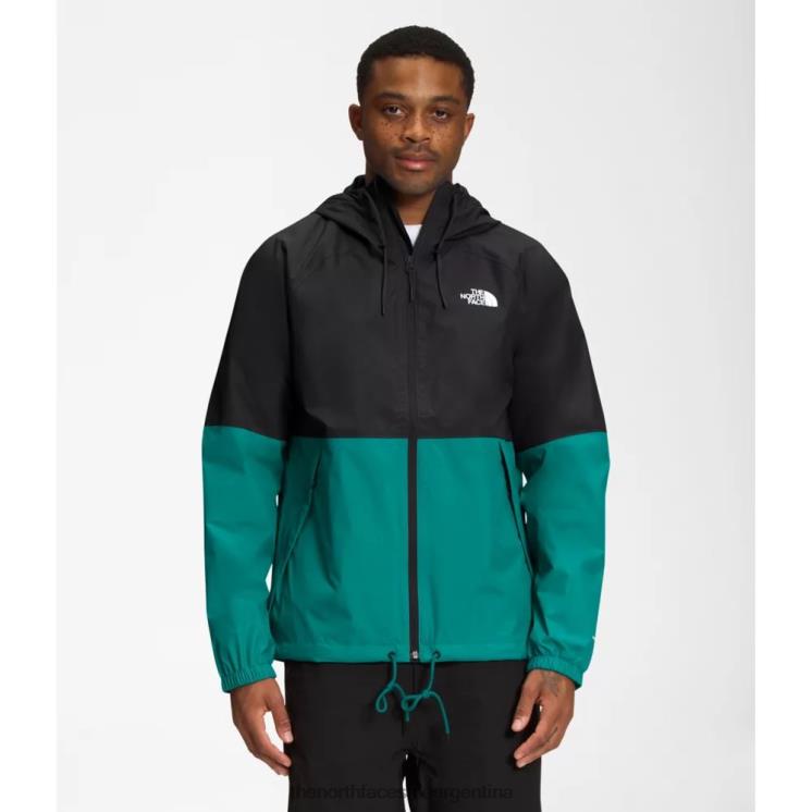 FFV044834 negro The North Face sudadera con capucha anora rain para hombre nueva