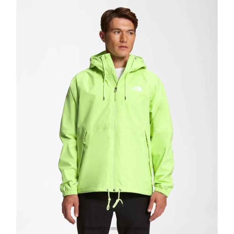 FFV044837 verde The North Face sudadera anora lluvia hombre