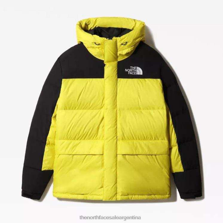 FFV04495 amarillo ácido The North Face parka de plumón del himalaya para hombre