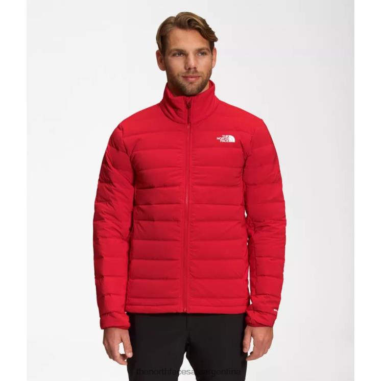 FFV045191 rojo The North Face chaqueta de plumas elástica belleview para hombre